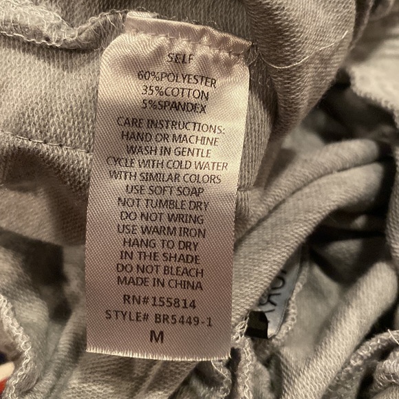 Aura Grey and Black Striped Joggers - Picture 4 of 5